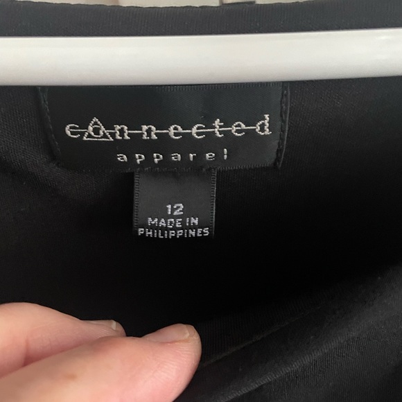 CONNECTED APPAREL- Brand new black women’s dress without tags from the bay. - Picture 3 of 4